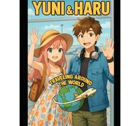 Traveling around the world - Yuni and Haru: coloring book korean