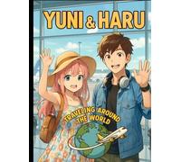 Traveling around the world - Yuni and Haru: Korean coloring book