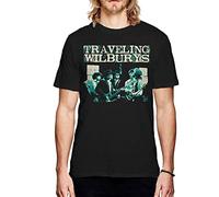 Traveling Wilburys - T-Shirt # S Unisex Black # Performing [Import]