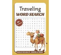 Traveling Word Search: 100 Puzzles Easy to Read Print Book with Mixed Levels. Ideal as a Gift.