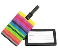 travelite Accessoires Kofferanhänger Mehrfarbig, PVC, 15-91 Etiquette, 10 cm, Multicolore (Mehrfarbig)