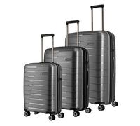 Travelite Air Base 4 roues Set de valises 3 pièces avec soufflet d'extension gris