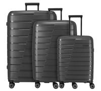Travelite Air Base 4 roues Set de valises 3 pièces avec soufflet d'extension noir