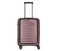Travelite Air Base 4 roulettes Trolley de cabine 55 cm Compartiment pour ordinateur portable rose