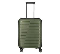 Travelite Air Base 4 roulettes Trolley de cabine 55 cm avec soufflet d'extension olive