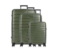 Travelite Air Base Set de valise (4 roues) vert olive, 51 x 77 x 30cm