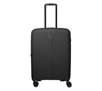 Travelite Air Stripe 4 roulettes Trolley M 66 cm avec soufflet d'extension noir