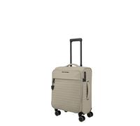 Travelite Barbara Stepp 4 roulettes Trolley de cabine S 55 cm avec soufflet d'extension beige