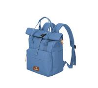 Travelite Bagage à main Sac à dos pour ordinateur portable 14 pouces avec poignée courte enroulable, denim, bis 46 cm, Sac à dos Rollup avec compartiment pour ordinateur portable