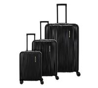Travelite Barbara Novelty 4 roulettes Set de valises 3 pièces avec soufflet d'extension noir