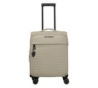 Travelite Barbara Stepp 4 roulettes Trolley de cabine S 55 cm avec soufflet d'extension beige