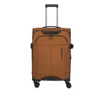 Travelite Briize 4 roulettes Trolley M 67 cm avec soufflet d'extension brun
