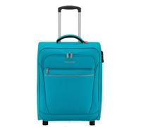 travelite Valise à Main à 2 roulettes avec Serrure, Conforme aux Normes IATA pour Les Bagages à Main, série Cabin : Trolley Compact à parois Souples, 52 cm, 39 litres, Bleu pétrole (Turquoise)