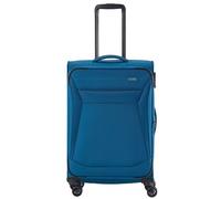 Travelite Chios 4 roulettes Trolley 67 cm avec soufflet d'extension bleu pétrole