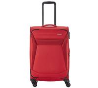 Travelite Chios 4 roulettes Trolley 67 cm avec soufflet d'extension rouge