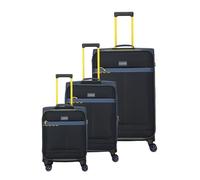 Travelite Valises souples Color Craze - Lot de 3 - Serrure TSA, soufflet extensible, 4 roulettes