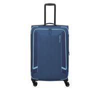 Travelite Corsiica 4 roulettes Trolley L 77 cm avec soufflet d'extension bleu