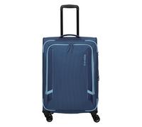 Travelite Corsiica 4 roulettes Trolley M 67 cm avec soufflet d'extension bleu