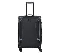 Travelite Corsiica 4 roulettes Trolley M 67 cm avec soufflet d'extension noir
