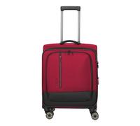 Travelite Crosslite 4 roulettes Trolley de cabine S 55 cm rouge
