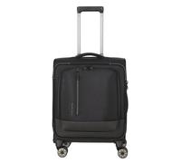Travelite Crosslite 5.0 4 roulettes Trolley de cabine S 55 cm Compartiment pour ordinateur portable noir