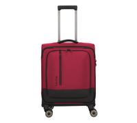 Travelite Crosslite 5.0 4 roulettes Trolley de cabine S 55 cm Compartiment pour ordinateur portable rouge