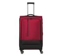 Travelite Crosslite 5.0 4 roulettes Trolley L 77 cm avec soufflet d'extension rouge
