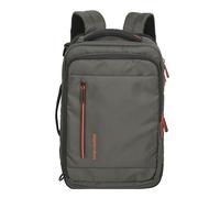Travelite Crosslite Pochette de voyage 40 cm Compartiment pour ordinateur portable avec soufflet d'extension olive