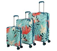 Travelite Cruise 4 roues Set de valises 3 pièces vert