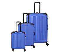 Travelite Cruise 4 roulettes Set de valises 3 pièces bleu