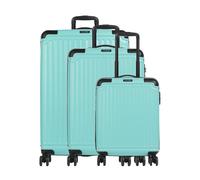 Travelite Cruise Set de valise (4 roues) turquoise, 51 x 77 x 29cm
