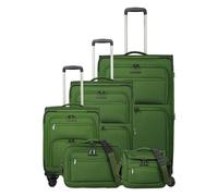Travelite Cubis 4 roues Set de valises 5 pièces avec soufflet d'extension vert