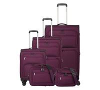 Travelite Cubis 4 roues Set de valises 5 pièces avec soufflet d'extension violet