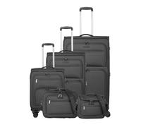 Travelite Cu nsemble de valises Souples à roulettes L/M/S, Anthrazit, Ensemble Trolley L/M/S, Ensemble de valises Souples