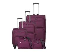 Travelite Cubis Ensemble de valises Souples à roulettes L/M/S, Baie, Trolley Set L/M/S, Ensemble de valises Souples