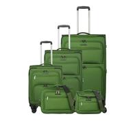 Travelite Cubis Ensemble de valises Souples à roulettes L/M/S, Vert, Trolley Set L/M/S, Ensemble de valises Souples