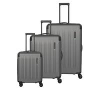 Travelite Dynamiic 4 roulettes Set de valises 3 pièces avec soufflet d'extension gris