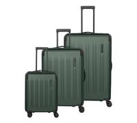 Travelite Dynamiic 4 roulettes Set de valises 3 pièces avec soufflet d'extension vert