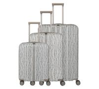 Travelite Lascana 4 roulettes Set de valises 3 pièces couleur argent