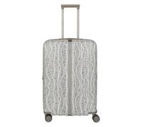 Travelite Lascana Edition 4 roues valise cabine M 65 cm avec soufflet d'extension couleur argent