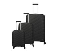 travelite valise Burano 4W Trolley-Set L / M / S Black