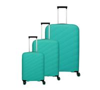 Travelite Burano 4 roulettes Set de valises 3 pièces avec soufflet d'extension vert