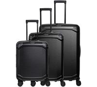 Travelite Millennium 4 roulettes Set de valises 3 pièces avec soufflet d'extension noir