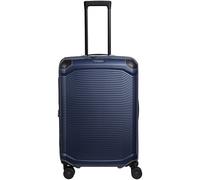 Travelite Millennium 4 roulettes Trolley 67 cm avec soufflet d'extension bleu