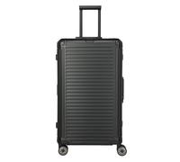 Travelite Next Trunk : valise cabine à 4 roues en Aluminium, 76 cm noir