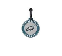 Travelite NFL Étiquette de Bagage Philadelphia Eagles, porte-étiquette en silicone avec champ d'adresse, flexible et robuste, pour identifier facilement valise, sac à dos ou sac de voyage, 9 x 9x0,7cm