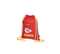 Travelite NFL Sac à Cordon Kansas City Chiefs, sac de sport léger en polyester résistant avec ouverture à cordon coulissant et poche extérieure zippée, doubles sangles extra épaisses, 32 x 41 x1cm, 8L