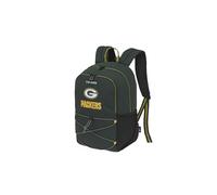 Travelite NFL Sac à Dos Green Bay Packers,en nylon résistant avec compartiment laptop rembourré 13 pouces, système de fixation sur trolley et dos rembourré, idéal pour le quotidien/sport, 27 x 41x19cm