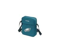 travelite NFL Sacoche Bandoulière Philadelphia Eagles, sac bandoulière compact avec compartiments zippés et bandoulière réglable en polyester résistant, 17 x 22 x 6 cm