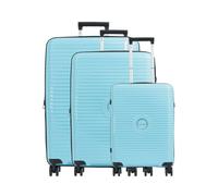 Travelite Orbita Set de valise (4 roues) turquoise, 51 x 77 x 30cm
